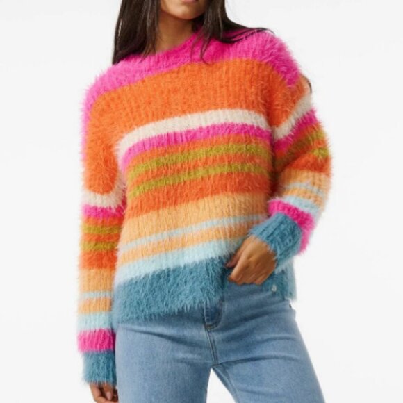 Rip Curl Hibiscus Heat Chunky Stripe Knit NWT - Picture 1 of 8